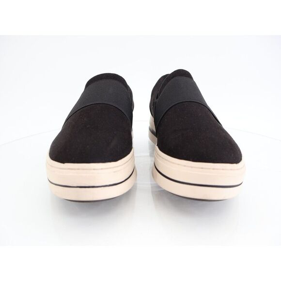 Clarks Women's Audreigh Eve Loafers Platform Suede Leather Black White 9.5 Wide - Picture 3 of 12